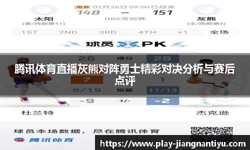腾讯体育直播灰熊对阵勇士精彩对决分析与赛后点评
